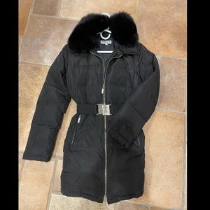Saks Fifth avenue winter coat with fur